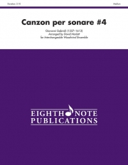 カンツォーナ・ペル・ソナーレ・第4番（木管フレックス五重奏）【Canzon per Sonare #4】