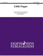 小フーガ  (クラリネット四重奏）【Little Fugue】