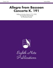 「ファゴット協奏曲・K.191」よりアレグロ（モーツァルト）(木管五重奏)【Allegro from Bassoon Concerto K. 191】