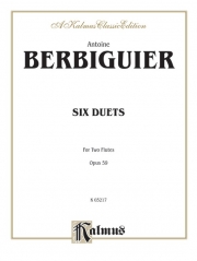 6つのデュエット・Op.59 　 (フルートニ重奏)【Six Duets, Opus 59】