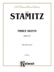 3つのデュエット・Op.27　 (フルートニ重奏)【Three Duets, Opus 27】