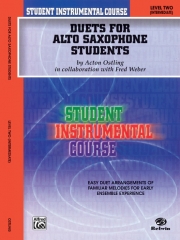 生徒の為のアルトサックス・デュエット・Level 2　(サックスニ重奏)【Student Instrumental Course: Duets for Alto Saxophone Stud】