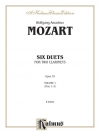 6つのデュエット・ Vol.1 (Nos. 1-3)  (クラリネットニ重奏）【Six Duets, Volume I (Nos. 1-3)】