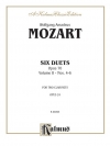 6つのデュエット・ Vol.2 (Nos. 4-6)  (クラリネットニ重奏）【Six Duets, Volume II (Nos. 4-6)】
