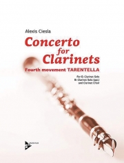 クラリネットの為の協奏曲・第四楽章・タランテラ（アレクシス・チースラ）  (クラリネット八重奏）【Concerto for Clarinets, Fourth Movement: Tarentella】