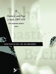 幻想曲とフーガ・イ短調・BWV 904 　(サックス四重奏)【Fantasie und Fuge a-Moll, BWV 904】