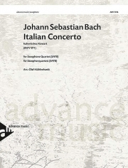 イタリア協奏曲・BWV 971 　(サックス四重奏)【Italian Concerto (BWV 971)】
