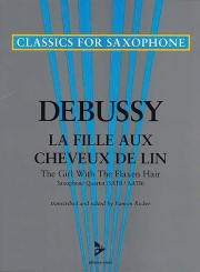 亜麻色の髪の乙女 　(サックス四重奏)【La Fille aux Cheveux de Lin(The Girl with the flaxen Hair)】
