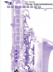 ３つの即興（フィル・ウッズ）(サックス四重奏)【Three Improvisations】