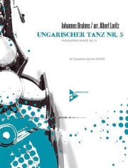 ハンガリー舞曲第５番　(サックス五重奏)【Hungarian Dance No. 5】