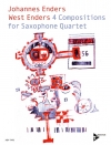 ウエスト・エンダーズ　(サックス四重奏)【West Enders: 4 Compositions for Saxophone Quartet】
