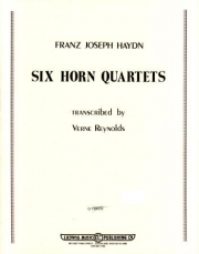 6つのホルン四重奏曲　(ホルン四重奏)【Six Horn Quartets】