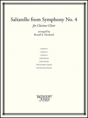 サルタレロ「交響曲第4番」より  (クラリネット七重奏）【Saltarello (from Symphony No. 4)】