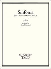 シンフォニア「クリスマス・オラトリオ」より  (クラリネット七重奏）【Sinfonia from Christmas Oratorio】