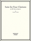 4本のクラリネットの為の組曲  (クラリネット四重奏）【Suite for Four Clarinets】