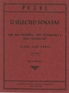 12つのソナタ・Vol. 1・Sonatas 1-4（ヨハン・クリストフ・ペツェル）　(金管五重奏)【12 Selected Sonatas for 2 Trumpets in C, 2 Tenor Trombones】