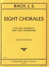 8つのコラール（バッハ）(金管四重奏)【Eight Chorales for 2 Trumpets & 2 Trombones】