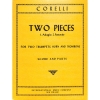 2つの小品・アダージョとパストラーレ（アルカンジェロ・コレッリ）　(金管四重奏)【Two Pieces: Adagio & Pastorale】