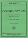 田園の絵（ヴァシリー・ブラント） (トランペット四重奏）【Country Pictures】