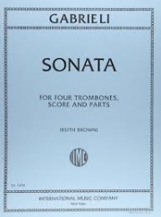 ソナタ（ジョヴァンニ・ガブリエリ）  (トロンボーン四重奏）【Sonata】