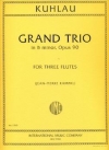 グランド・トリオ・ロ短調・Op.90（フリードリヒ・クーラウ） (フルート三重奏)【Grand Trio in B minor, Opus 90】