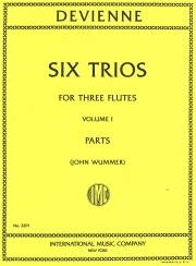 6つのトリオ・Vol.1（フランソワ・ドヴィエンヌ） (フルート三重奏)【Six Trios: Volume 1】