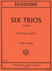 6つのトリオ・Vol.2（フランソワ・ドヴィエンヌ） (フルート三重奏)【Six Trios: Volume 2】