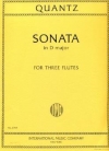 ソナタ・ニ長調（ヨハン・ヨアヒム・クヴァンツ） (フルート三重奏)【Sonata in D major】