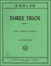 3つのトリオ・Op.13（フリードリヒ・クーラウ） (フルート三重奏)【Three Trios Opus 13】
