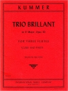華麗なトリオ・ニ長調・Op.30（カスパー・クンマー） (フルート三重奏)【Trio Brillant in D major, Opus 30】