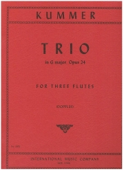 トリオ・ト長調・Op.24（カスパー・クンマー） (フルート三重奏)【Trio in G major, Opus 24】