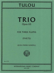 トリオ・Op.65（ジャン＝ルイ・テュルー） (フルート三重奏)【Trio, Opus 65】