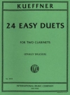 24の易しいデュエット（ヨーゼフ・キュフナー）  (クラリネットニ重奏）【24 Easy Duets】