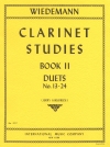 クラリネット・スタディ・Vol.2・第13～24曲（ルートヴィヒ・ヴィーデマン）  (クラリネットニ重奏）【Clarinet Studies (Practical and Theoretical Studies) Volum】