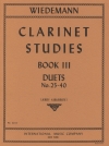 クラリネット・スタディ・Vol.3・第25～40曲（ルートヴィヒ・ヴィーデマン）  (クラリネットニ重奏）【Clarinet Studies (Practical and Theoretical Studies) Volum】