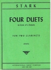 4つのデュエット（ロバート・スターク）  (クラリネットニ重奏）【Four Duets】