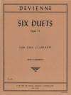 6つのデュエット・Op.74（フランソワ・ドヴィエンヌ）  (クラリネットニ重奏）【Six Duets, Opus 74】