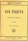 6つのデュエット・Vol.1 （モーツァルト） (クラリネットニ重奏）【Six Duets: Volume I】