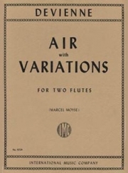 Air with Variations（フランソワ・ドヴィエンヌ） (フルートニ重奏)