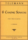 6つのカノン風ソナタ （テレマン） (フルートニ重奏)【Six Canonic Sonatas】