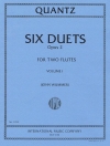 6つのデュエット・Op.2・Vol.1（ヨハン・ヨアヒム・クヴァンツ） (フルートニ重奏)【Six Duets, Opus 2: Volume I】