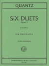 6つのデュエット・Op.2・Vol.2（ヨハン・ヨアヒム・クヴァンツ） (フルートニ重奏)【Six Duets, Opus 2: Volume II】