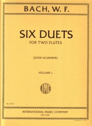 6つのデュエット・Vol.1（ヴィルヘルム・フリーデマン・バッハ） (フルートニ重奏)【Six Duets: Volume I 】