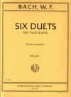 6つのデュエット・Vol.1（ヴィルヘルム・フリーデマン・バッハ） (フルートニ重奏)【Six Duets: Volume I 】