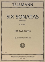 6つのソナタ・シリーズ1・Vol.1 （テレマン） (フルートニ重奏)【Six Sonatas, Series I: Volume I】