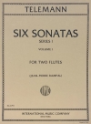 6つのソナタ・シリーズ1・Vol.1 （テレマン） (フルートニ重奏)【Six Sonatas, Series I: Volume I】