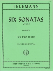 6つのソナタ・シリーズ1・Vol.2 （テレマン） (フルートニ重奏)【Six Sonatas, Series I: Volume II】