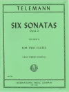 6つのソナタ・シリーズ1・Vol.2 （テレマン） (フルートニ重奏)【Six Sonatas, Series I: Volume II】