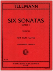 6つのソナタ・シリーズ2・Vol.1 （テレマン） (フルートニ重奏)【Six Sonatas, Series II: Volume I】