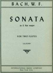 ソナタ・変ホ長調（ヴィルヘルム・フリーデマン・バッハ） (フルートニ重奏)【Sonata in E flat】